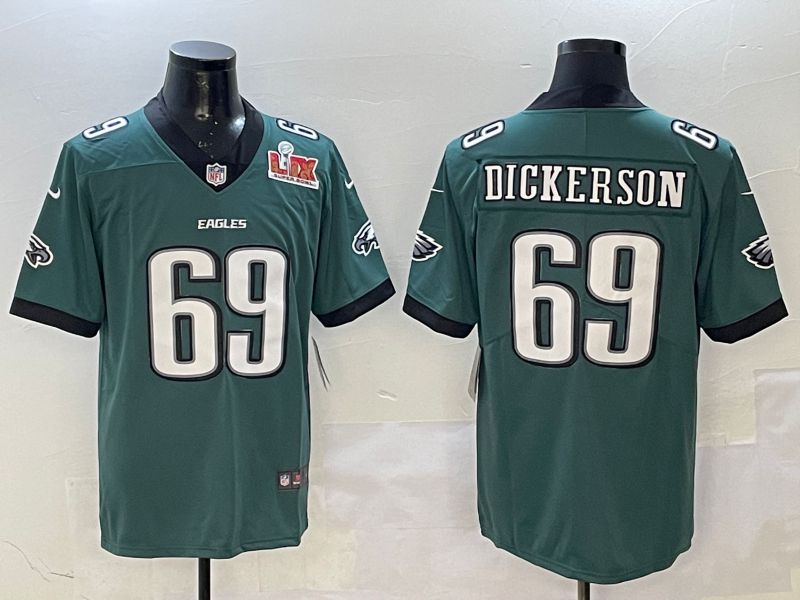 Men Philadelphia Eagles #69 Dickerson Green Second generation 2025 Nike Limited NFL Jersey style 2->philadelphia eagles->NFL Jersey